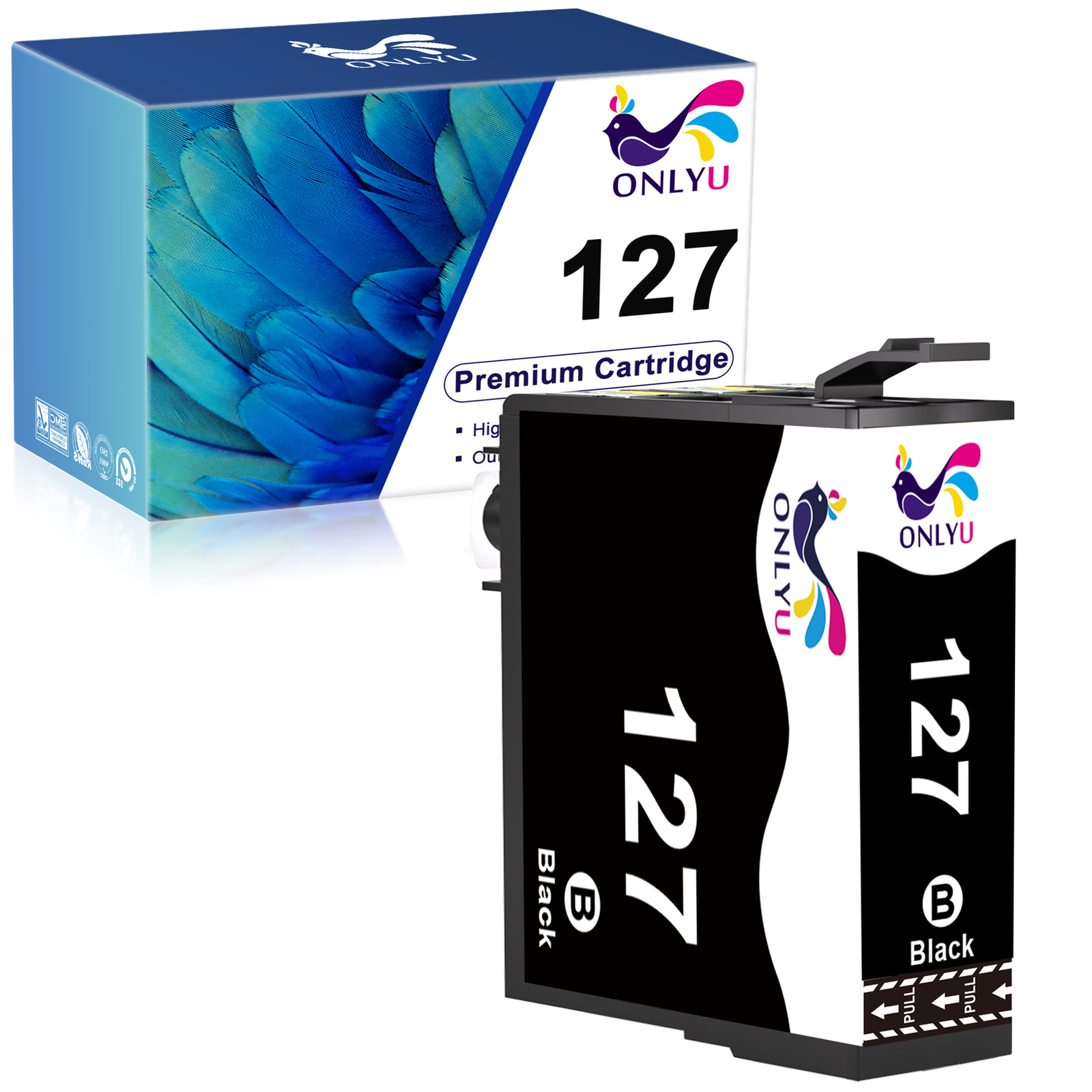 1-5PK Compatible for Epson 127 Ink Cartridge WorkForce 545 630 633 635 645 840