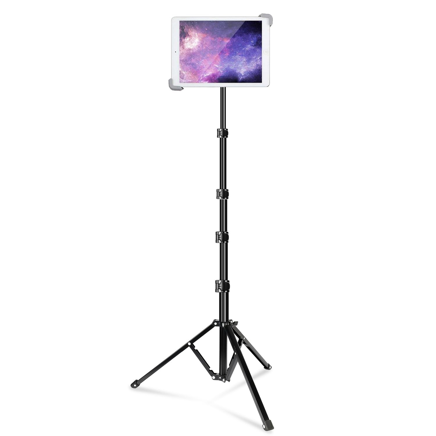 Elitehood Ipad Tripod Stand, Height Adjustable Ipad Stand Holder & Ipa