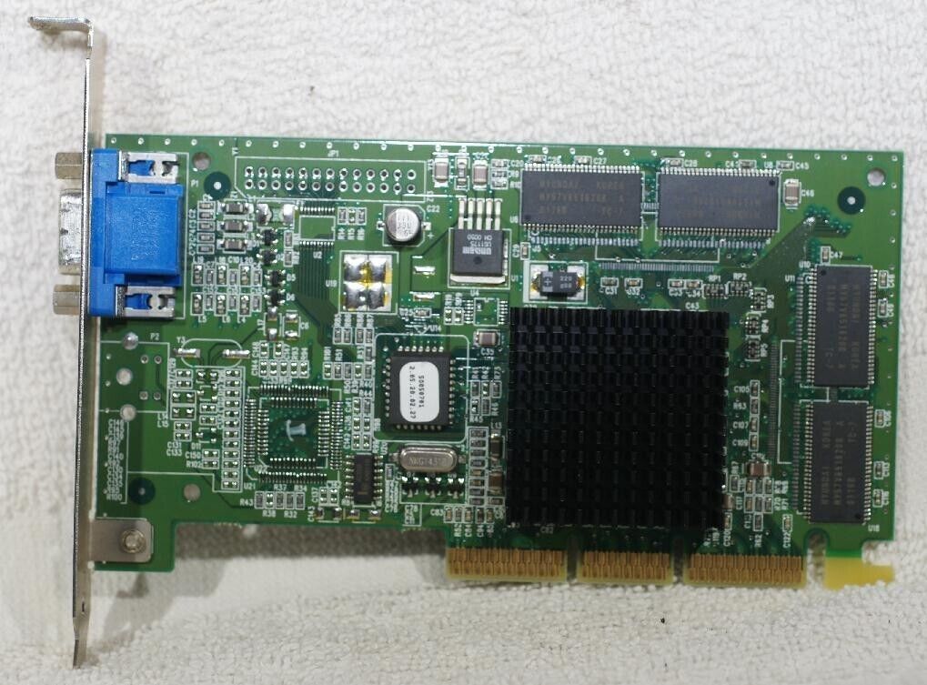 Nvidia Riva TNT2 M64/64 Pro  SDR 32 MB VGA Video Graphics Card, working Exc+