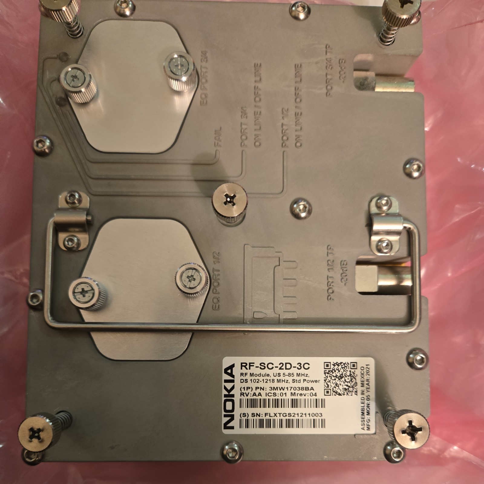 Nokia Vecima Networks ENTRA Node RF-SC-2D-3C Amplifier Module (OEM) *NEW*