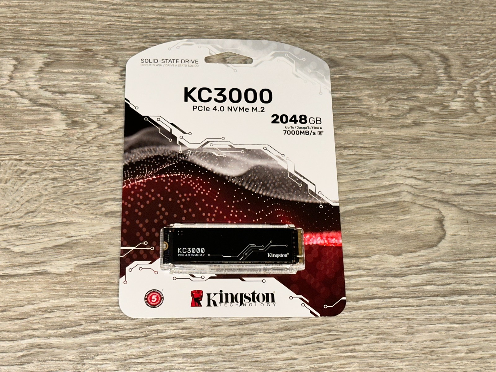 New Kingston KC3000 2TB PCIe 4.0 NVMe M.2 2280 Internal SSD SKC3000D/2048G