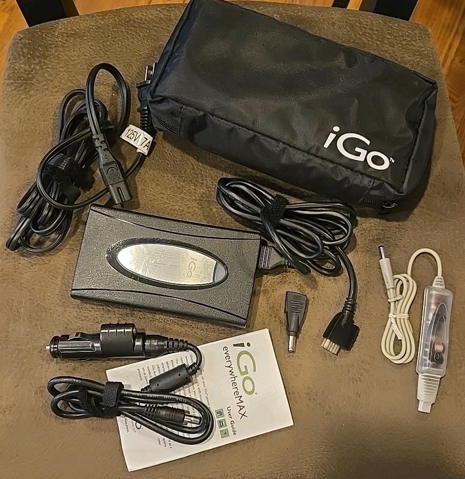 iGo EverywhereMAX AC Power Adapter 6630068-0400 DC Auto/Air - Charge Anywhere