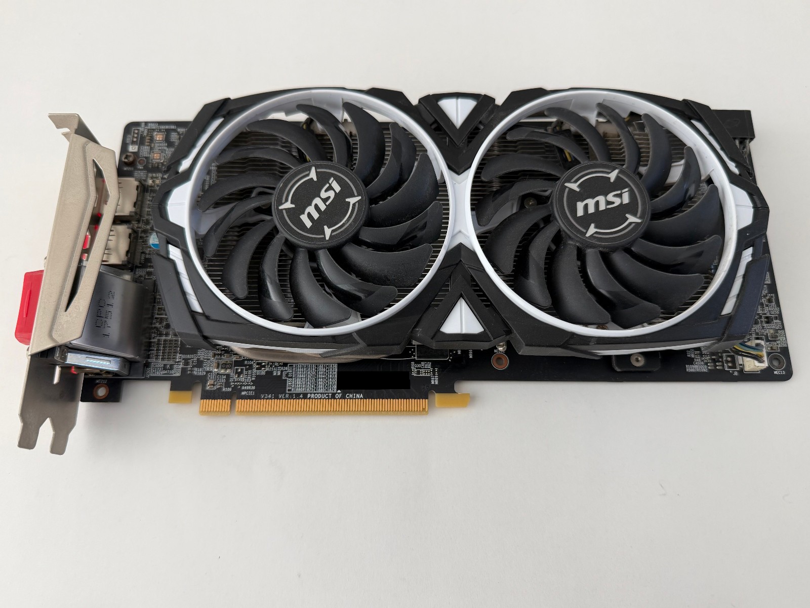 MSI Radeon RX 580 ARMOR 8G OC 8GB GDDR5 PCIe x16 DirectX 12 DP HDMI