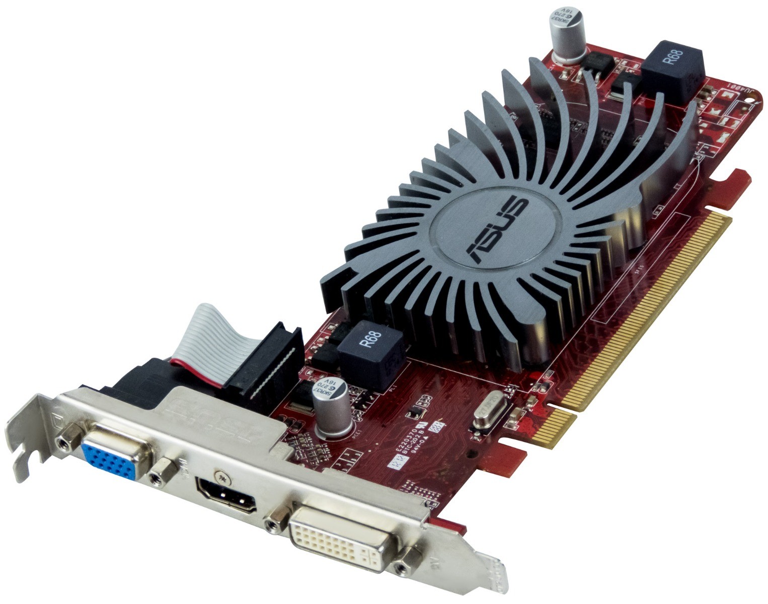 GRAPHICS CARD ASUS AMD RADEON HD 6450 1GB EAH6450 SILENT/DI/1GD3(LP) PCIe x16