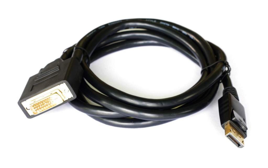 DisplayPort Male to DVI-D Male 2 Meter Cable Premium 6FT