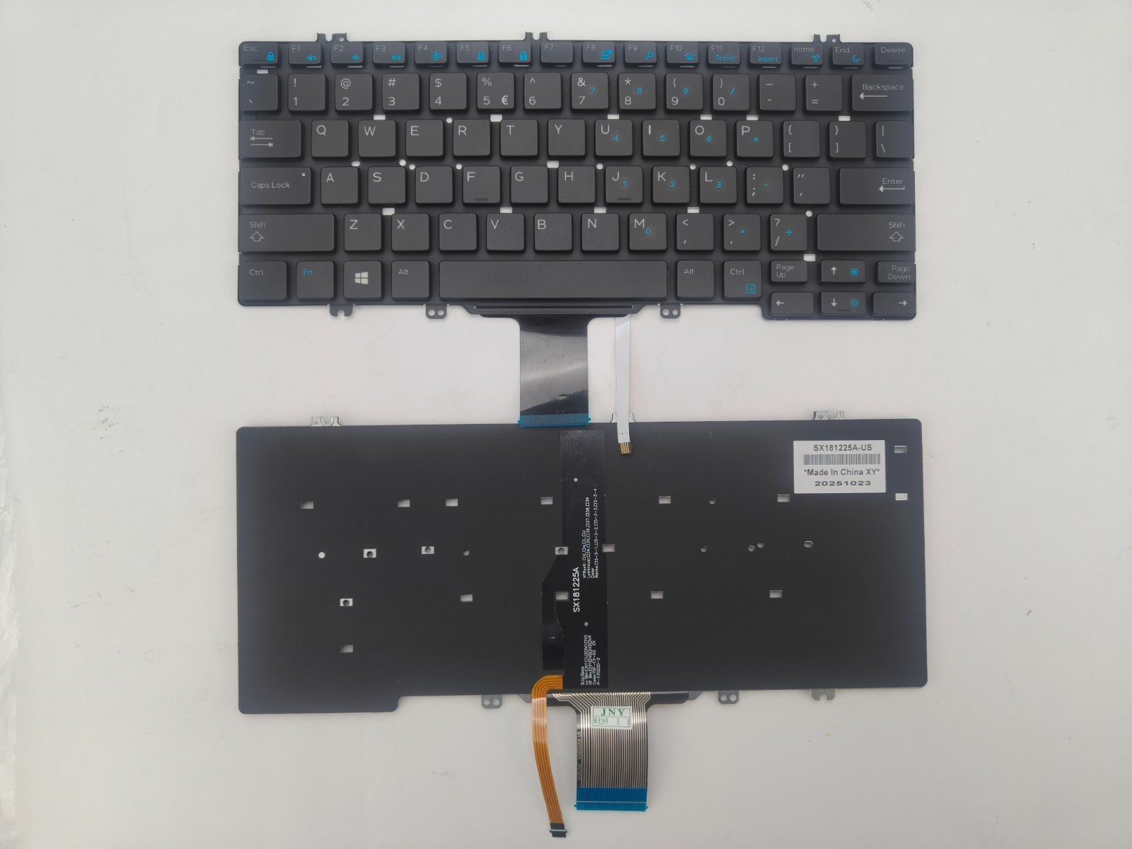 US Keyboard Backlit for Dell Latitude 5280 5290 7280 7290 7380 7389 0NPN8