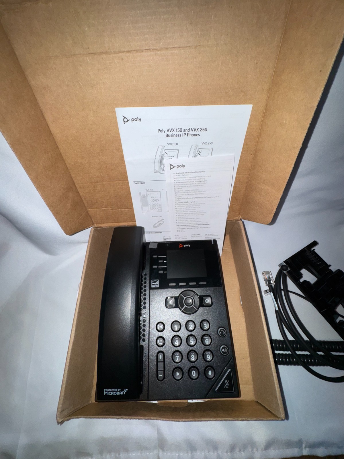 Poly VVX 250 IP Phone - Corded  Desktop generic SIP firmware