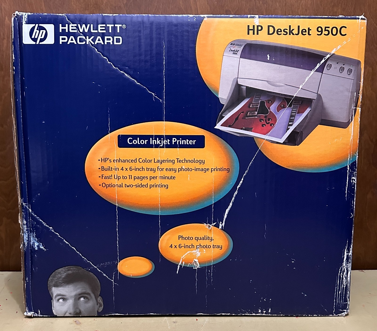 NEW OLD STOCK/Factory-Sealed Vintage HP DESKJET 950C Printer UNTESTED/SOLD AS IS