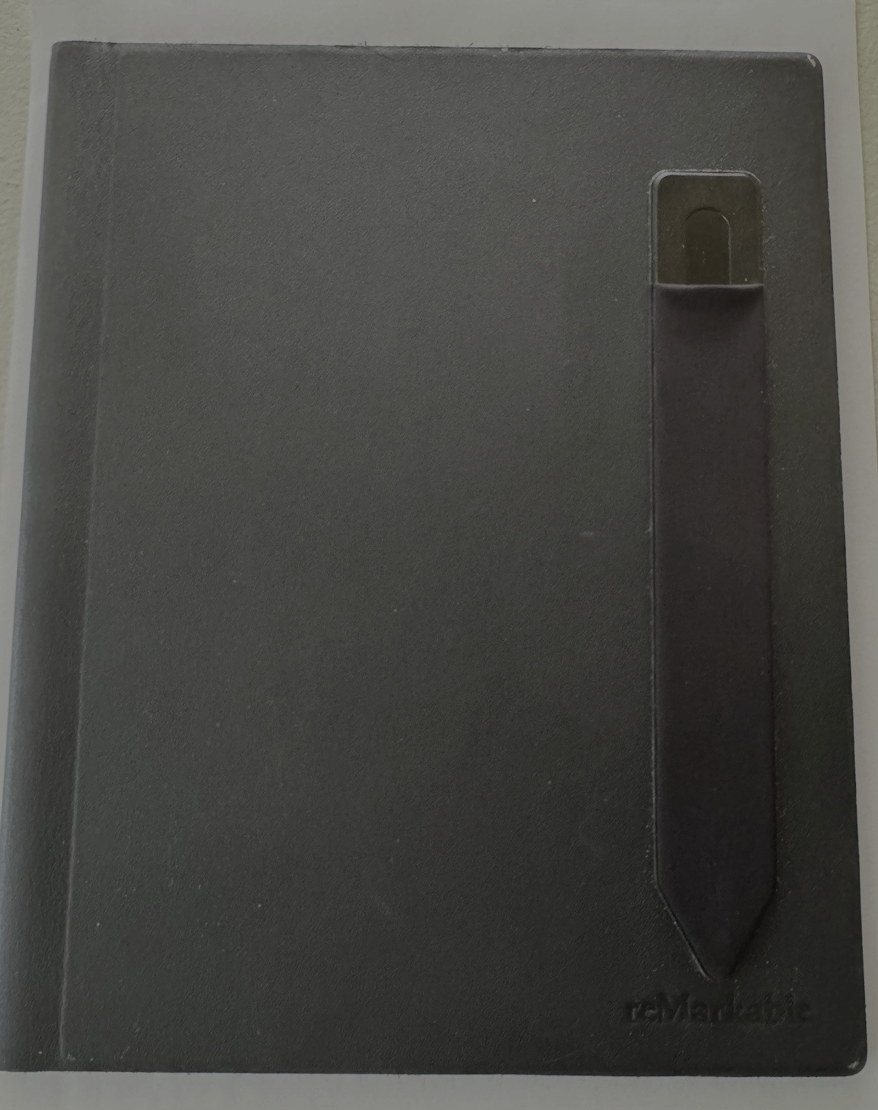 Authentic ReMarkable 2 Book Folio Case  Black Premium Leather with Pen Holder