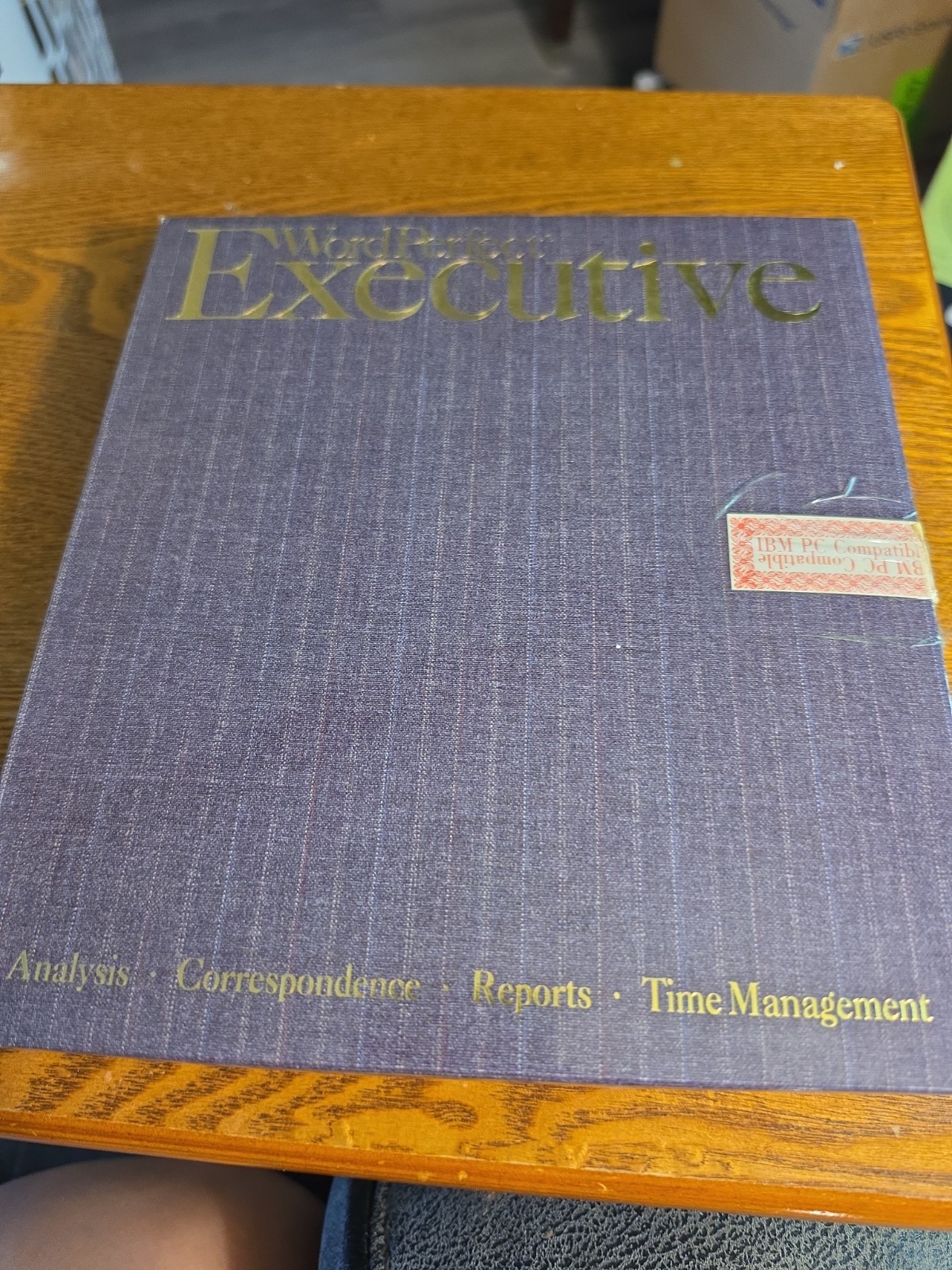 Word Perfect Executive PC Computer Program Software 3.5" & 5.25" Disks 1987