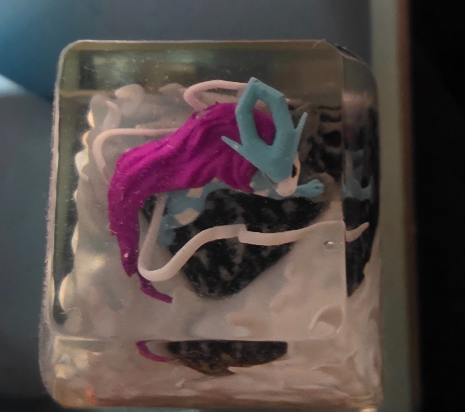Pokemon Keycap Suicune Artisan Handmade