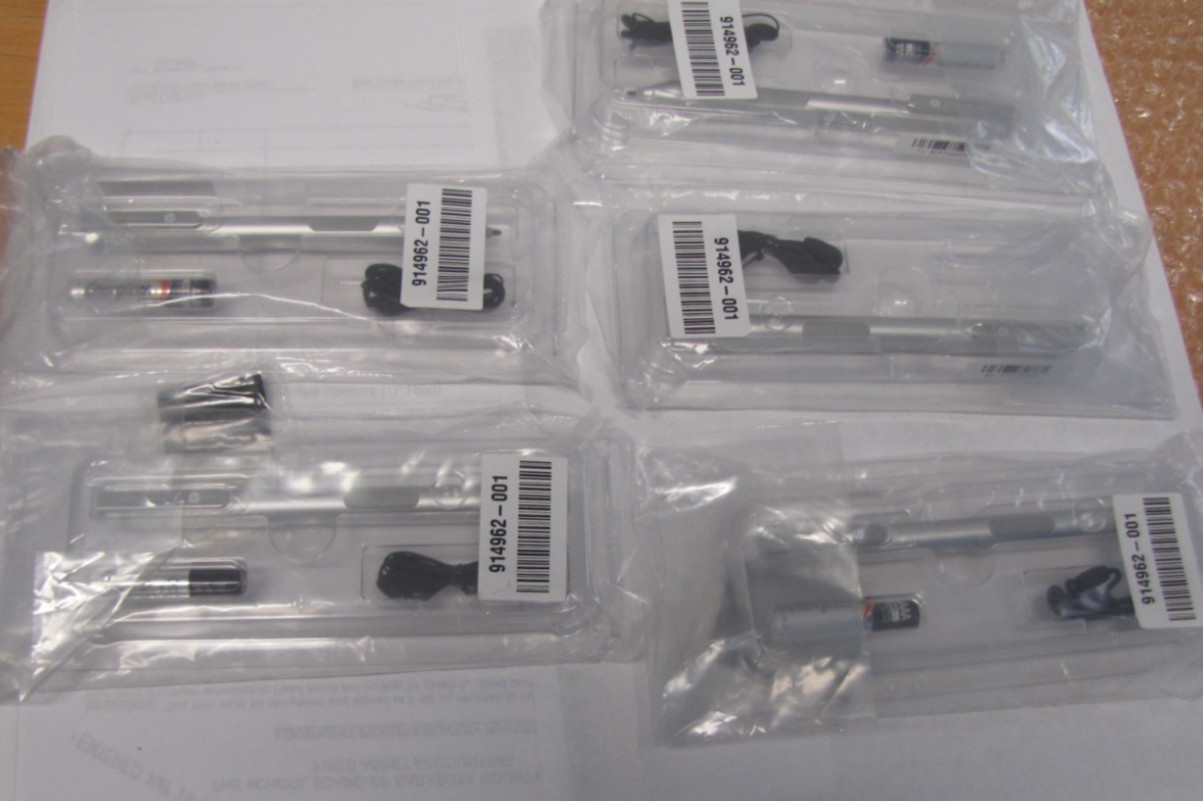 Lot 5 HP Active Pen HSTNN-W01P 914962-001 Stylus Elite x2, Spectre x360,  G1 G2