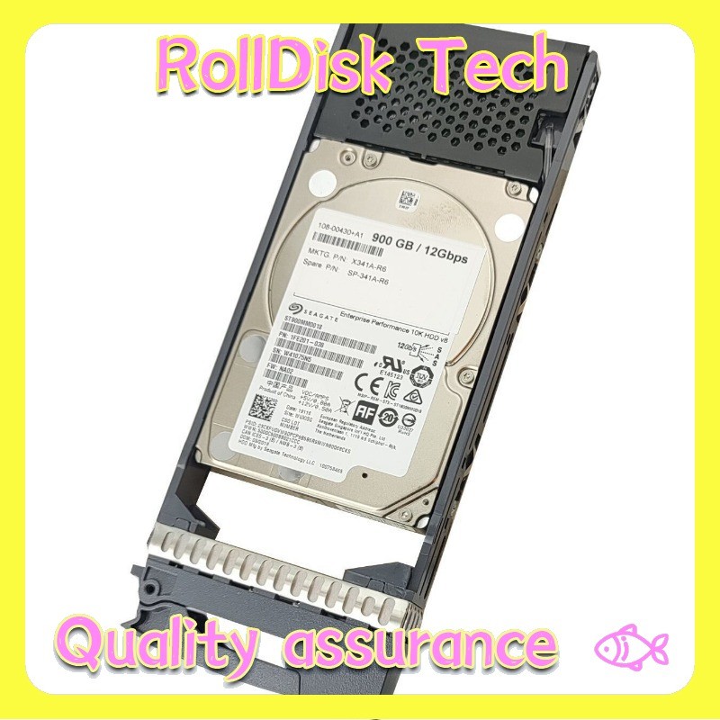 New X341A NetApp X341A-R6 900GB 10K SAS 12G 2.5" Hard Drive for DS224C DS2246
