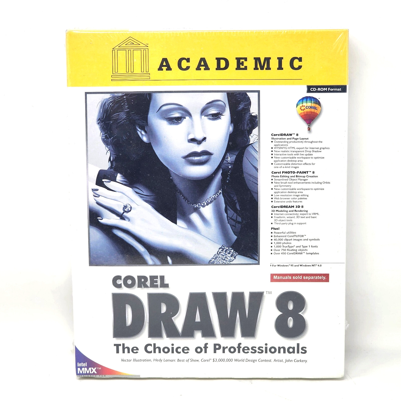 Corel Draw 8 The Choice of Professionals Academic Band Brand New Sealed