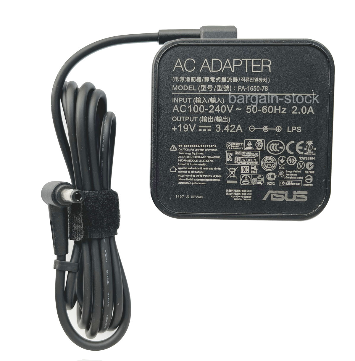 65W AC Power Supply Cord For ASUS TUF Gaming VG27AQ VG27AQ3A VG27AQL1A Monitor