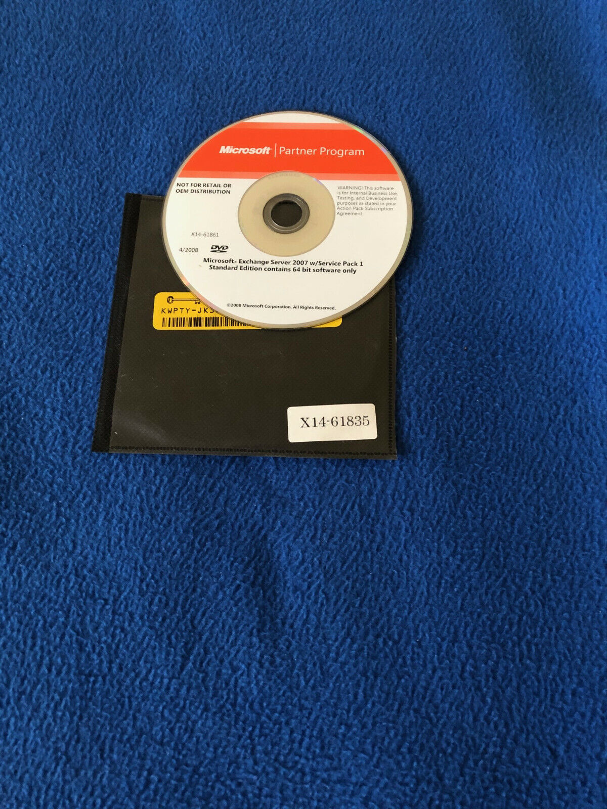 Microsoft Exchange Server 2007 Standard Edition 64bit with Product key