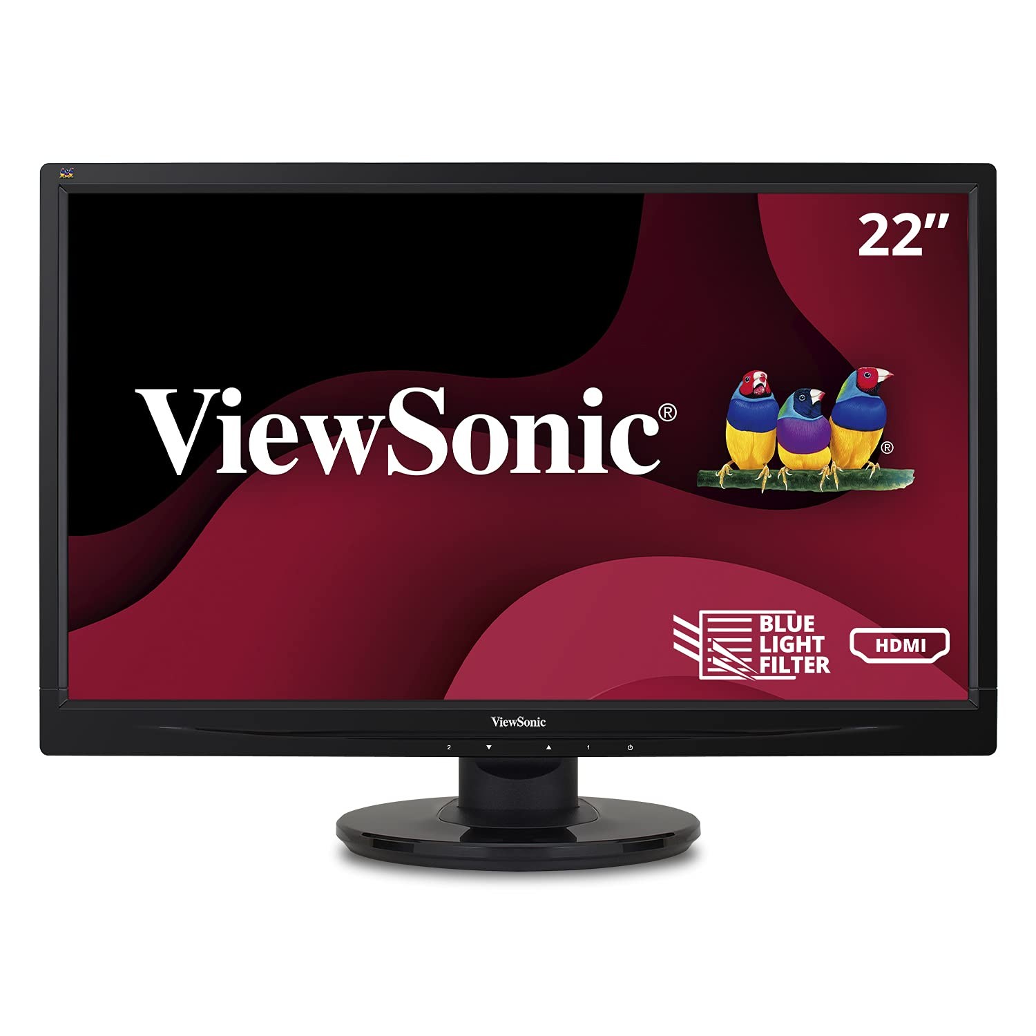 ViewSonic VA2246MH-LED 22 Full HD 1080p LED Monitor HDMI and VGA Inputs for Home