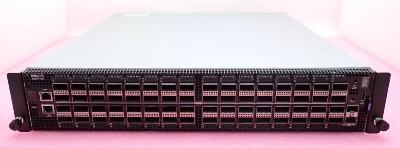 Dell PowerSwitch Z9264F-ON RA 64x 100G QSFP28 + 2x 10G SFP+ Port 2U Switch OS10