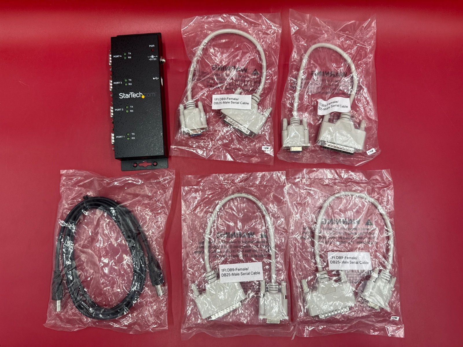 StarTech 4 port Serial Hub ICUSB2324I ✅❤️️✅❤️️ NEW ✅❤️️✅❤️️