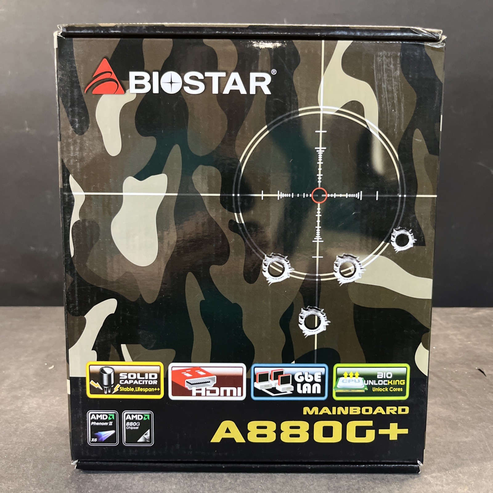 Open Box BIOSTAR A880G+ Mainboard For AMD Processor AM3 AMD Athlon II E33