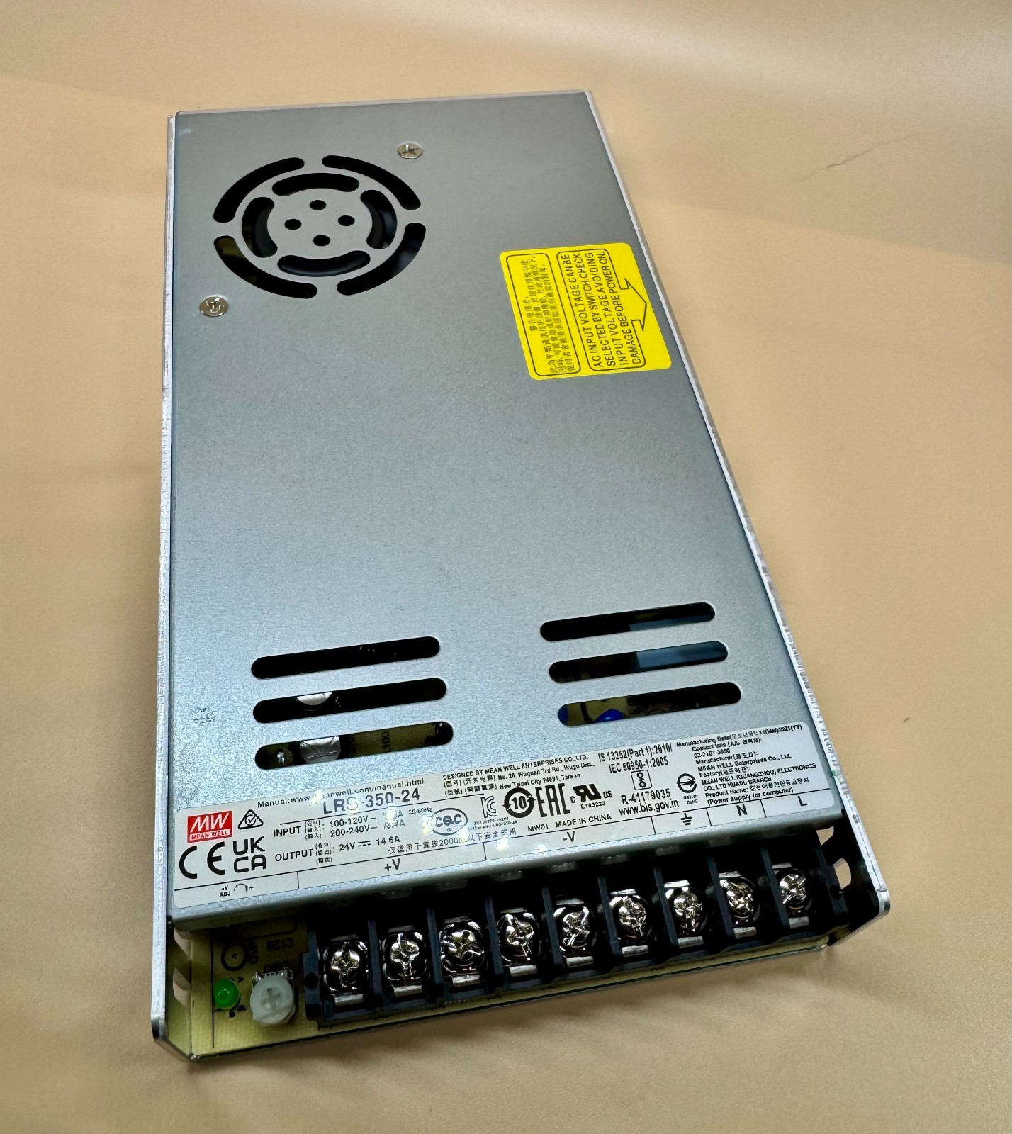 Creality / MeanWell LRS-350W-24V 14.6A 3D printer power supply Brand New