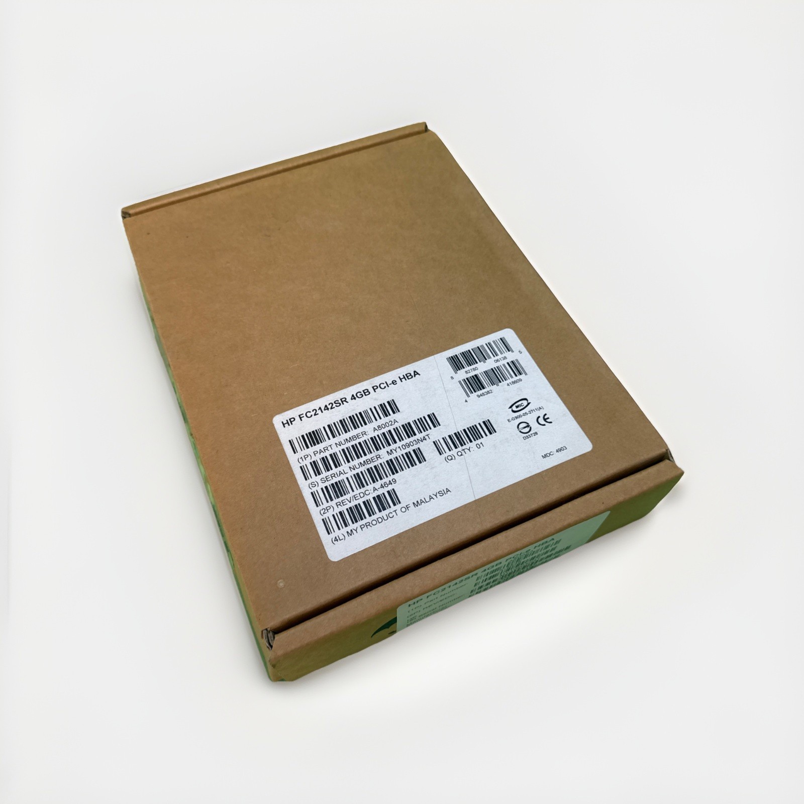 A8002A HP StorageWorks FC2142SR Single Port FC 4G PCIE Host Bus Network Adapter