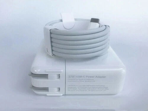OEM 87W USB C Power Adapter Charger for Macbook Pro 15" A1707 A1919 A1990 +Cord