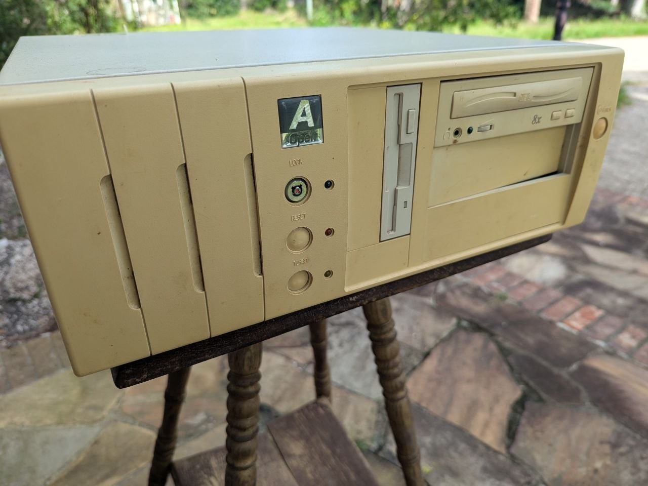 Vintage AOpen Desktop PC Computer Model BG95-VI9 Untested Read TC