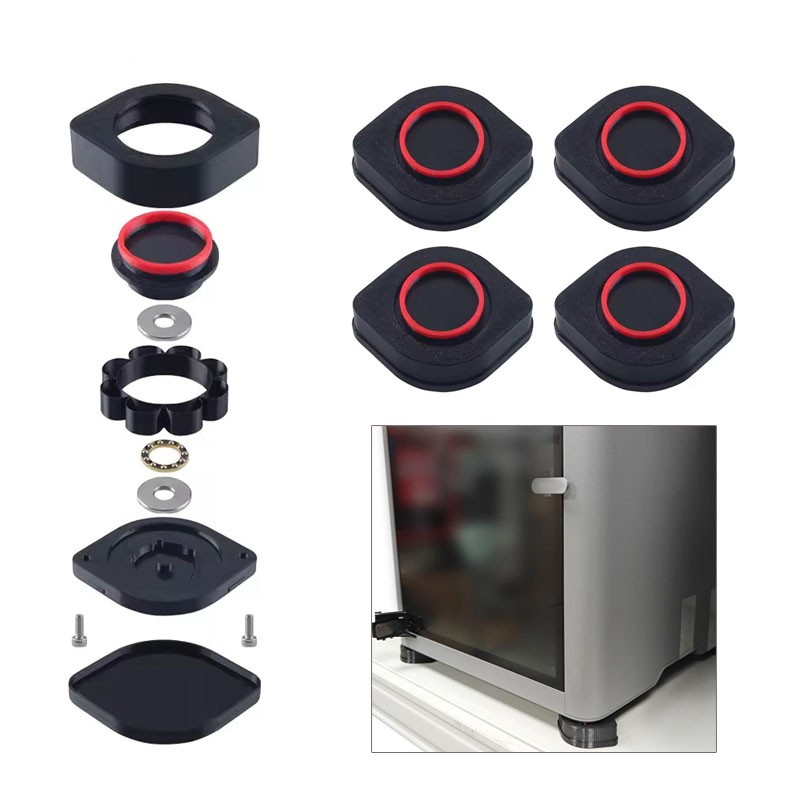 4Pcs Anti Vibration Feet For Bambu Lab P2S Anti-slip Anti-Shock Foot Pad
