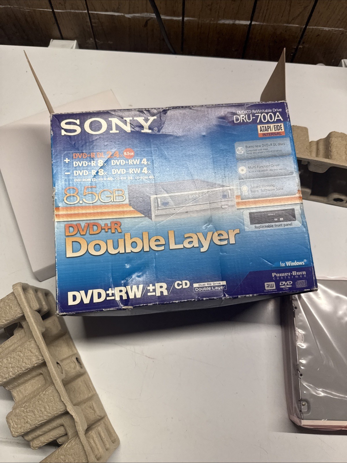 Sony DRU-710A DVD+R / CD ReWritable Drive 16X Double Layer NIB - 