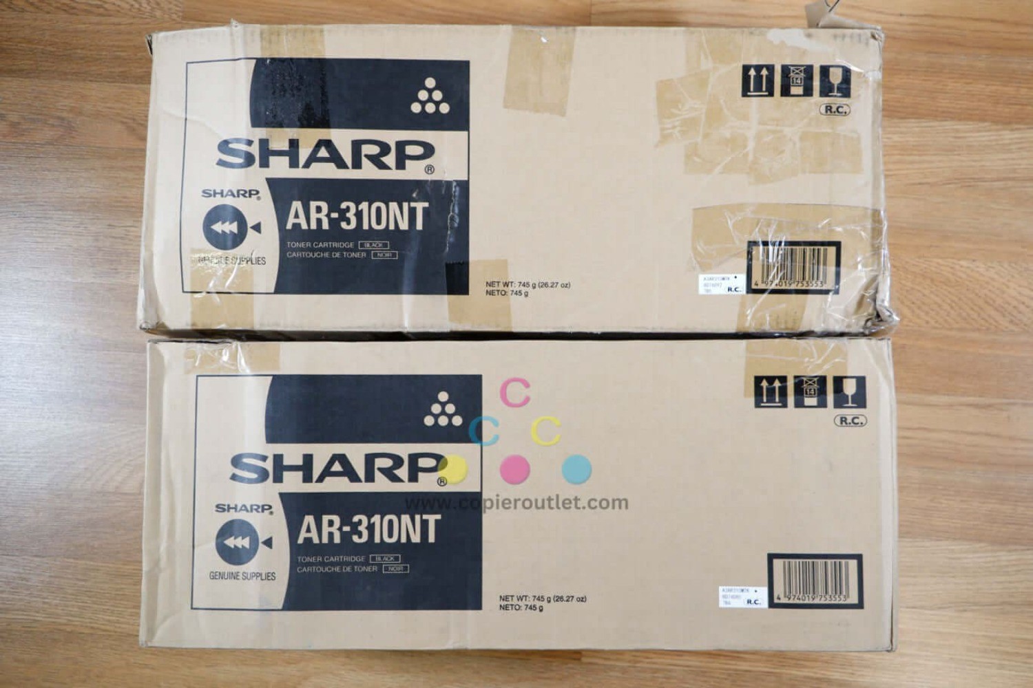 Lot of 2 Sharp AR-310NT Black Toner Cartridges AR235/ARN275 Same Day Shipping
