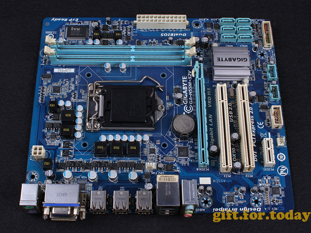 Original Gigabyte GA-H55M-S2V V1.4 Intel H55 Motherboard 1156 DDR3