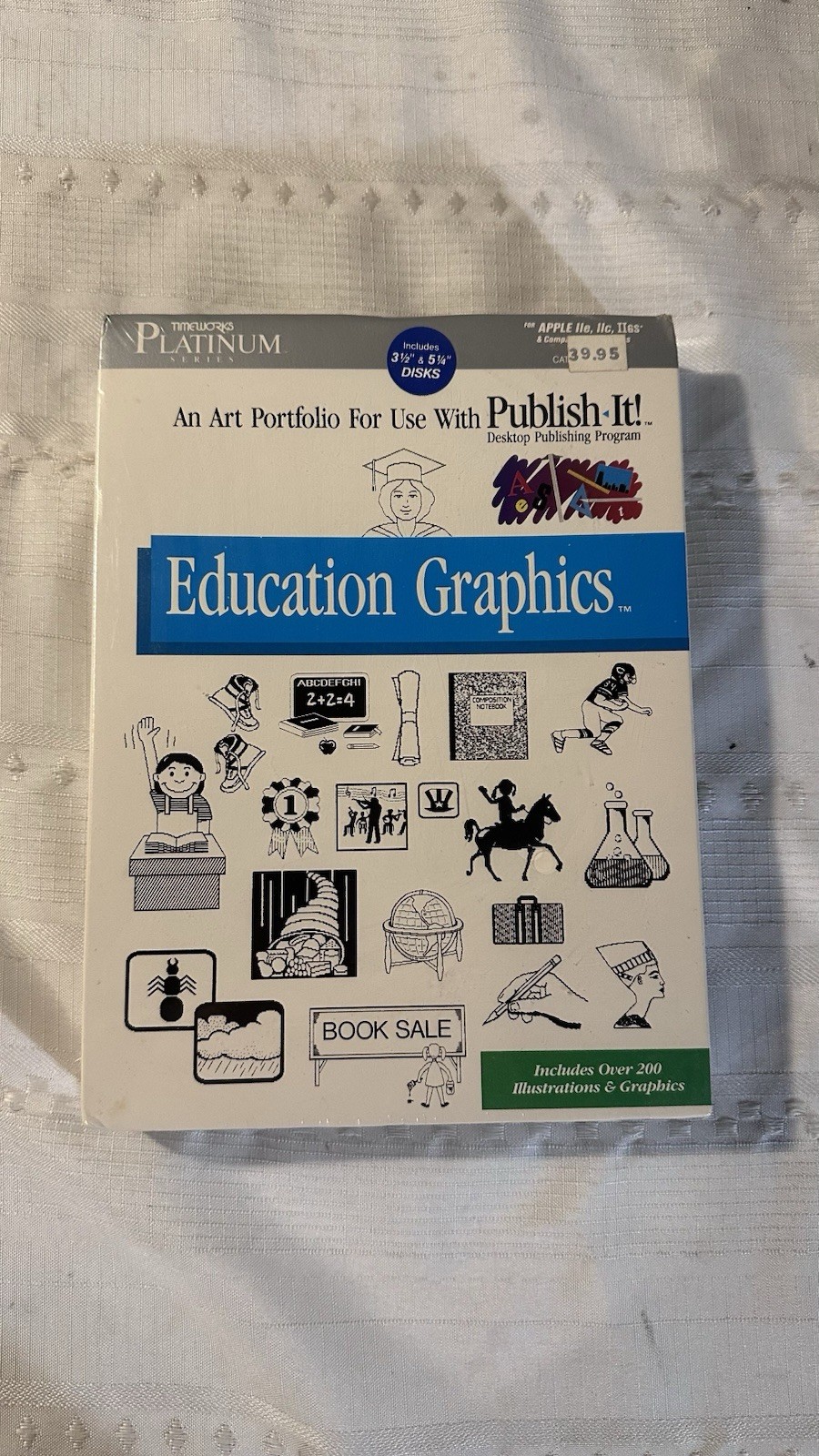 Time works Platinum Education Graphics Publish It Apple II Brand New Software 