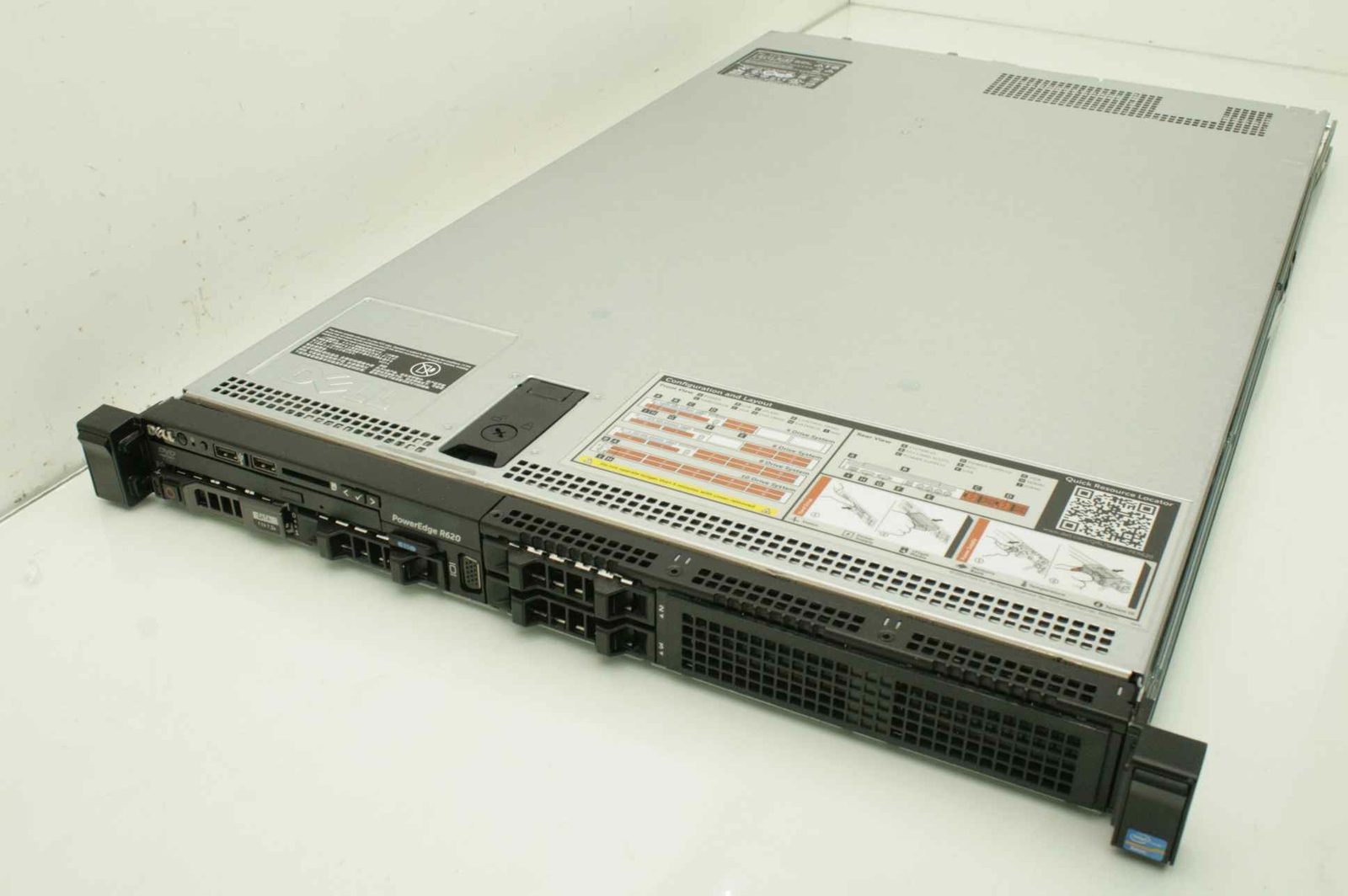 Dell Poweredge R620 (1) Intel Xeon CPU E5-2690 @ 3.00 GHz, 64GB, 4-Bay Server