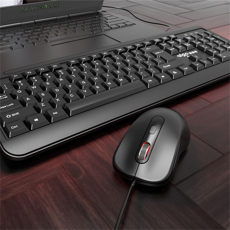 Wired Keyboard 104 Keys USB Interface Wired Arabic Keyboard ABS Office Keyboa