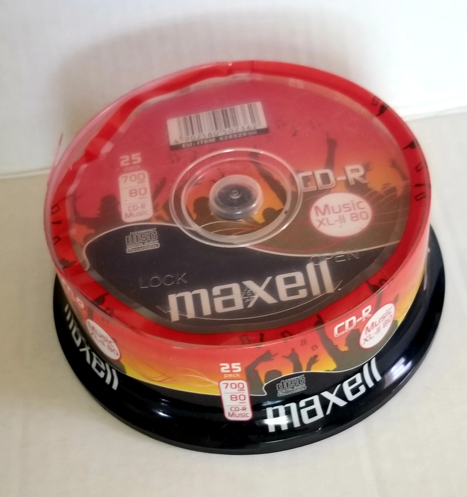 Maxell CD-R XLII 700MB 80min Blank CDs 25 Pack Spindle NEW Factory Sealed 