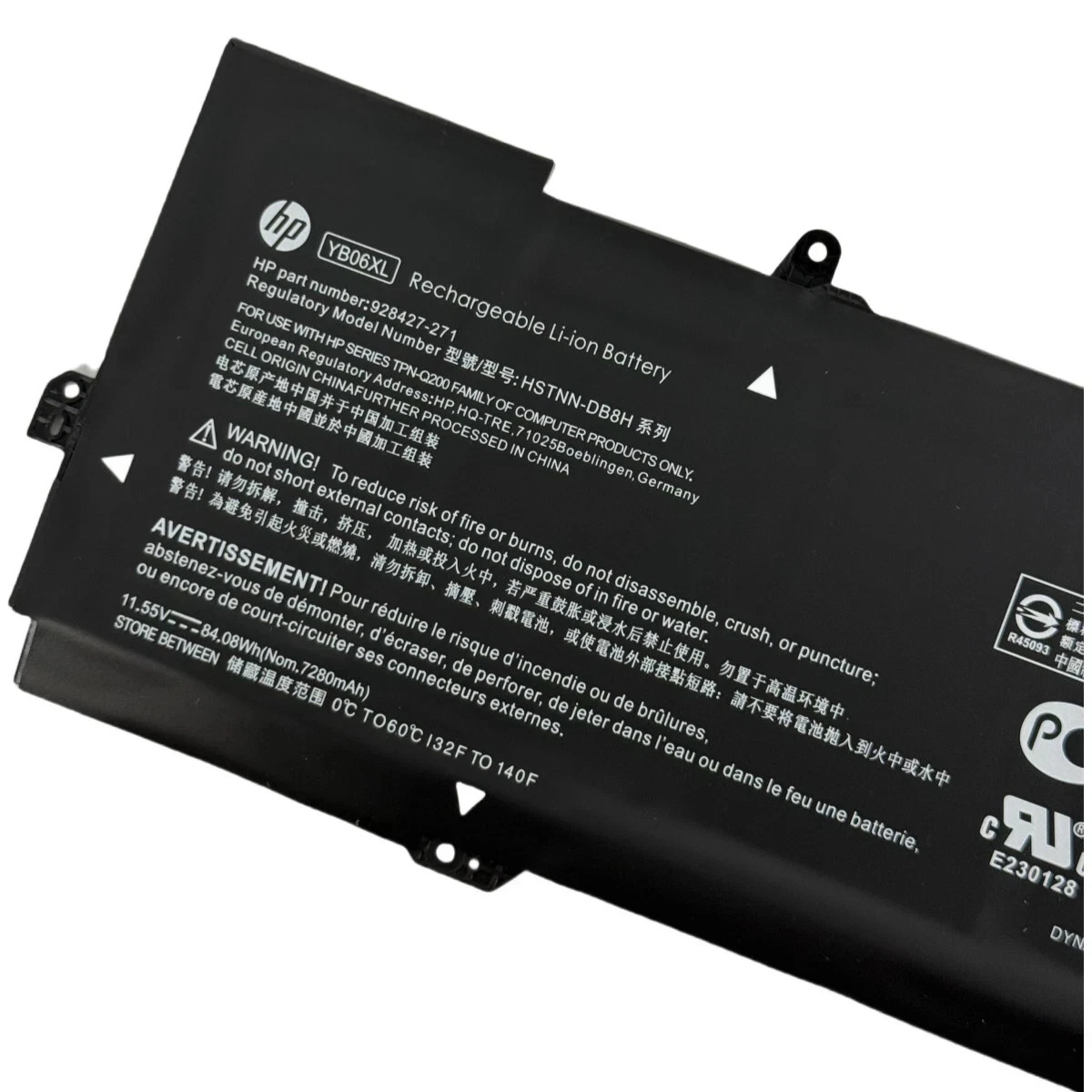 Genuine OEM 84.08Wh YB06XL Battery For HP Spectre x360 15-CH HSTNN-DB8H NEW