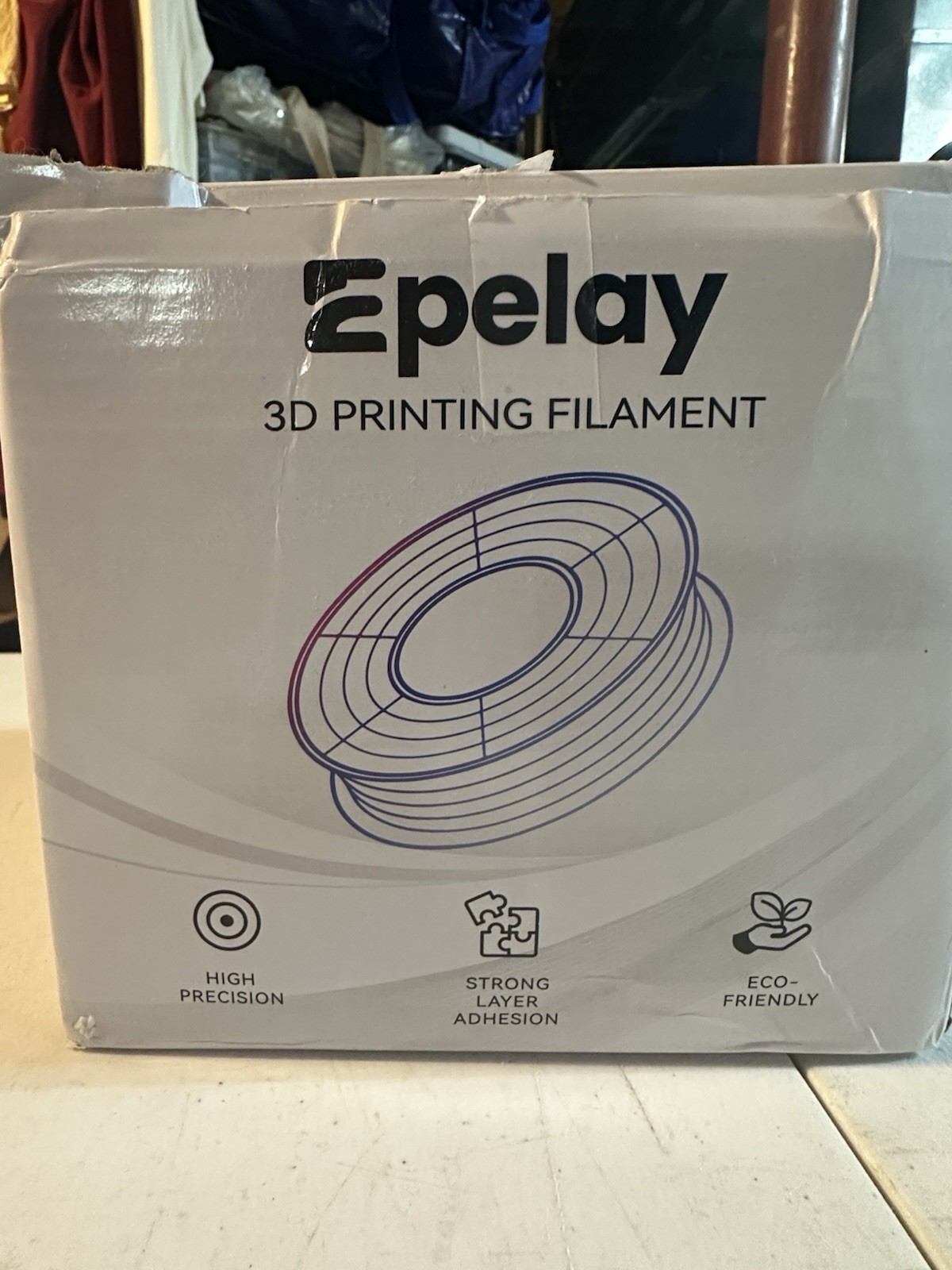 Epelay PLA+ 3D Printer Filament 1.75mm, Multicolor PLA Plus Bundle, 8 Colors ...