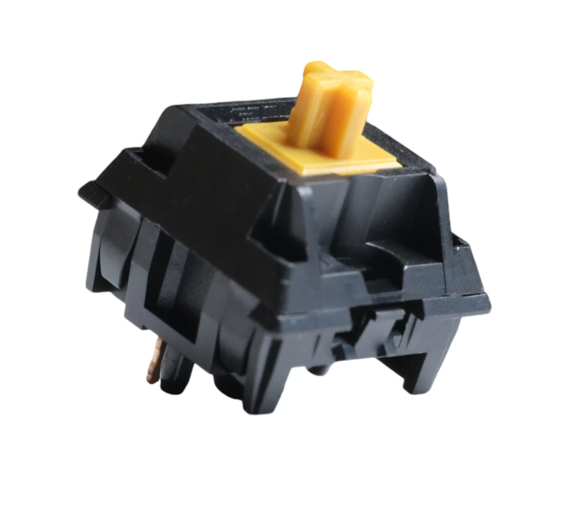Hand Lubed/Filmed Gazzew U4T  Black Tactile Switches For Mechanical Keyboards
