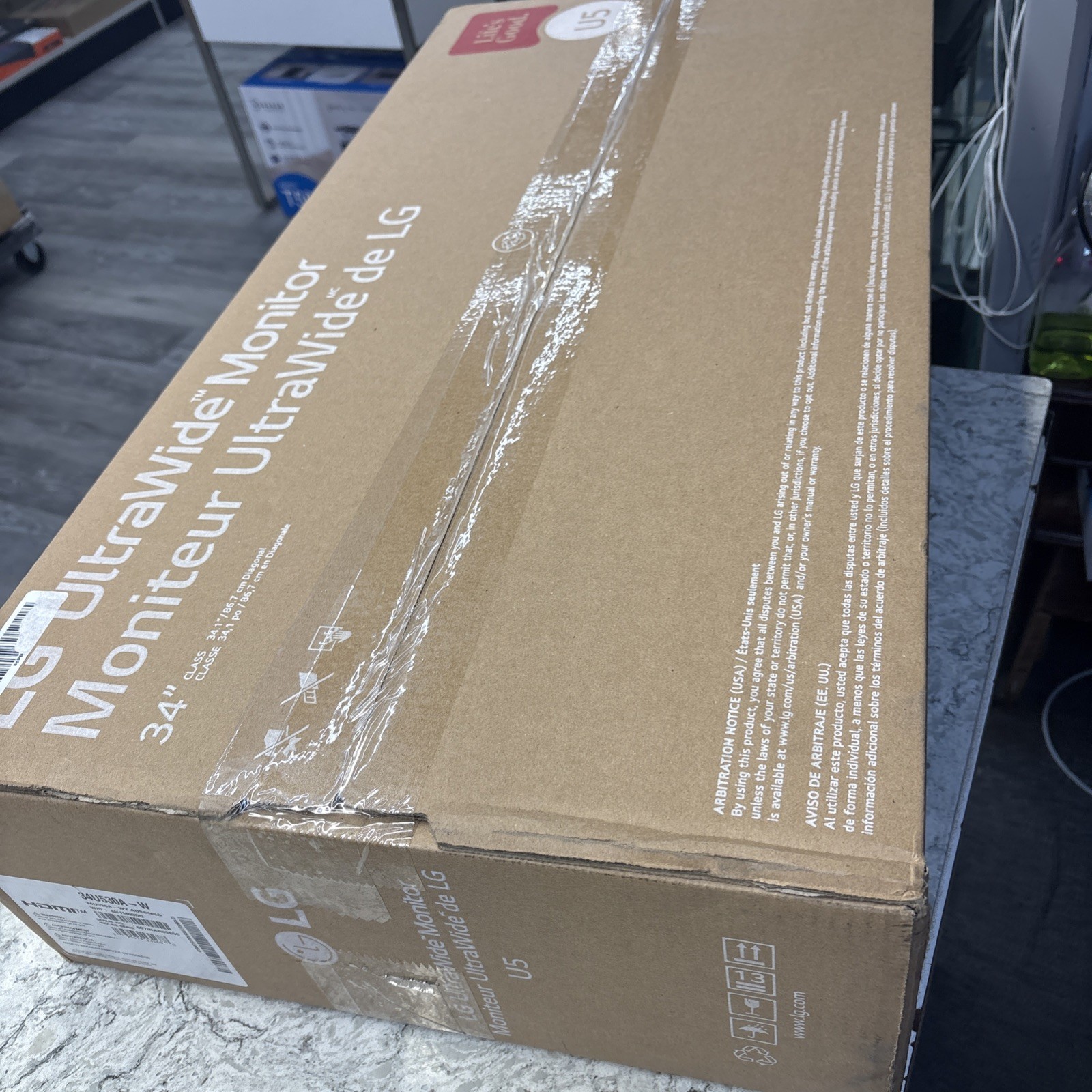LG UltraWide 34 FHD IPS White Monitor 100Hz USB-C incl Speaker | NEW