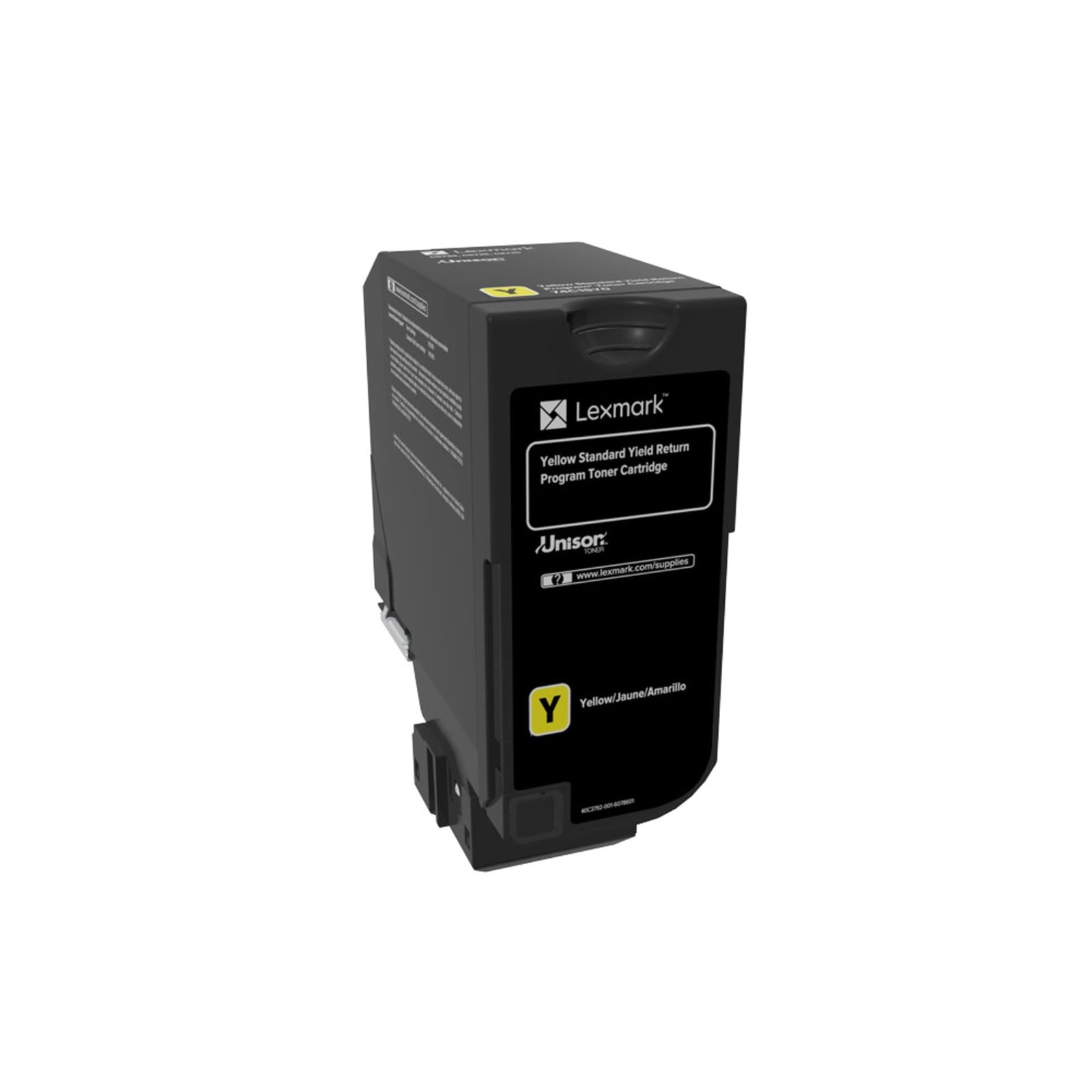 Lexmark 74C1SY0 CS720, CS725, CX725 Yellow Yield Return 1 Size,