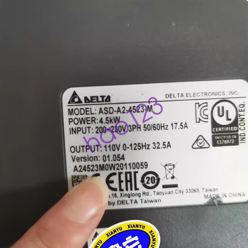 1PCS ASD-A2-4523-M ( ASDA24523M ) Delta Servo Drive NEW DHL/FedEx