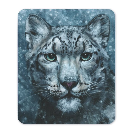 CafePress Snow Leopard Non-slip Rubber Mousepad, Gaming Mouse Pad (1029267837)