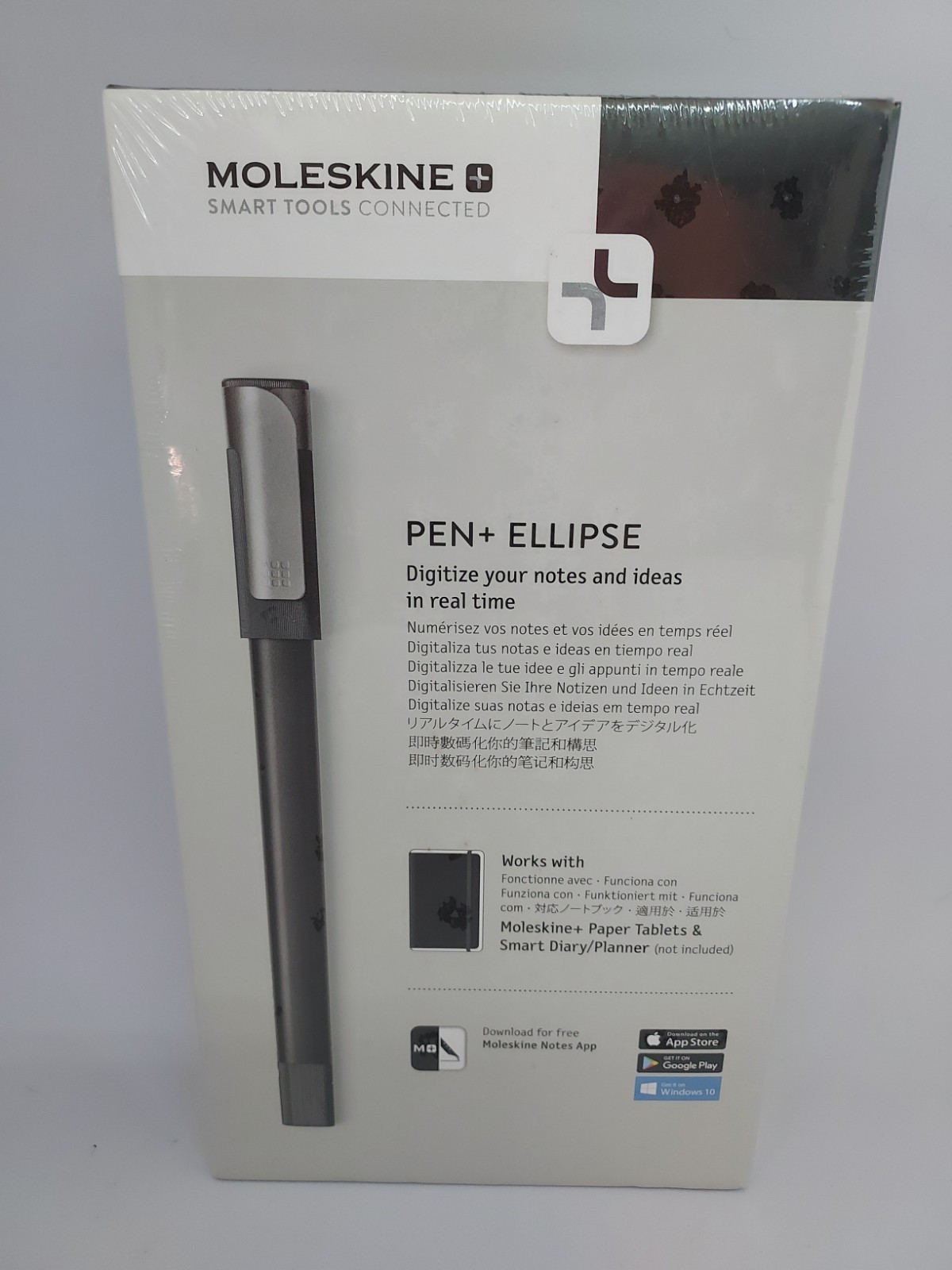 MOLESKINE Black Pen + Ellipse Smart Writing Set NEW SEALED