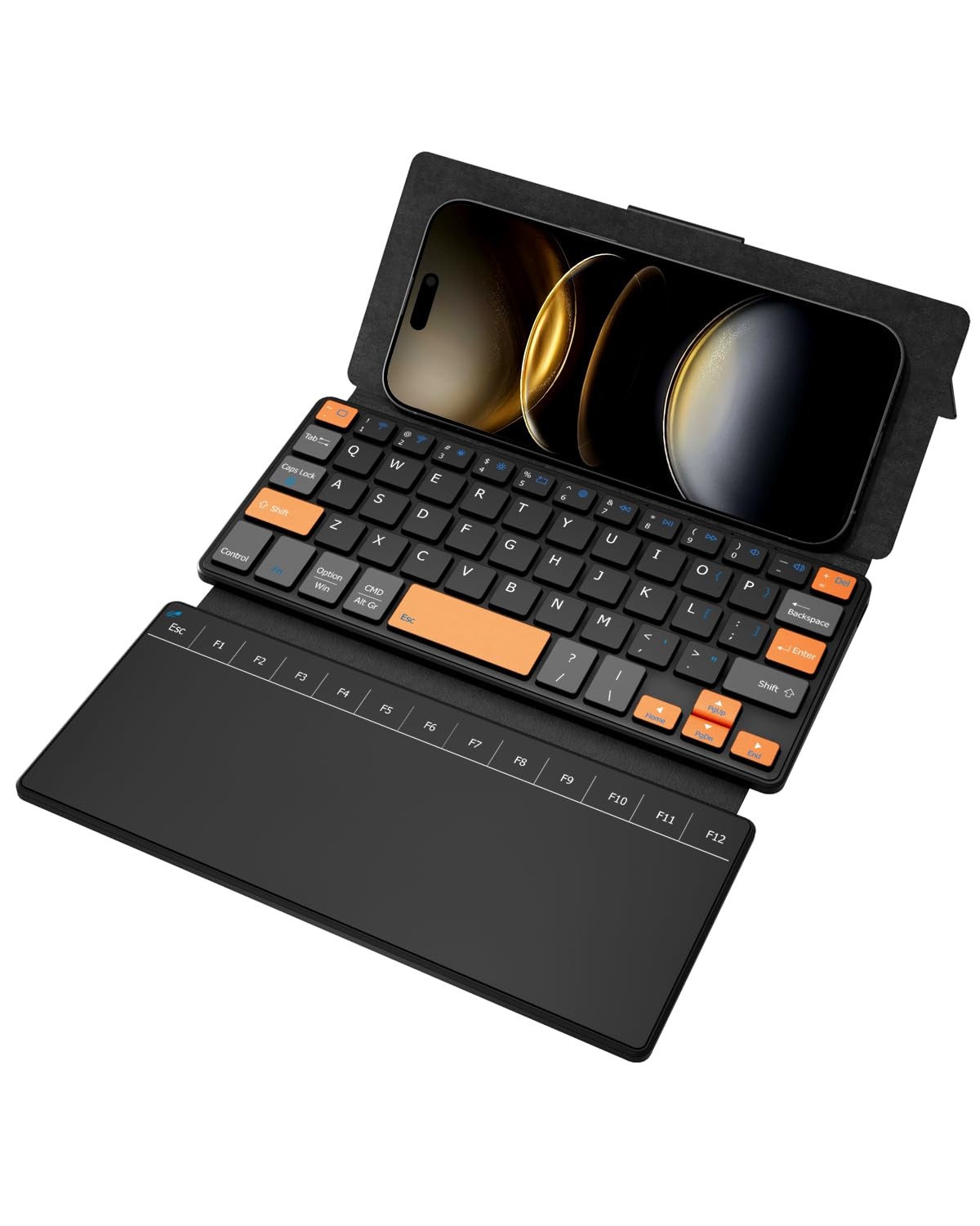Doohoeek Travel Keyboard with Touchpad, Universal Compact Keyboard with Large...