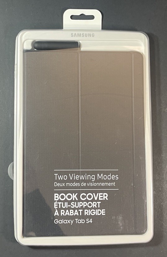 Official Samsung Book Cover for Galaxy Tab S4 [ Black ] NEW
