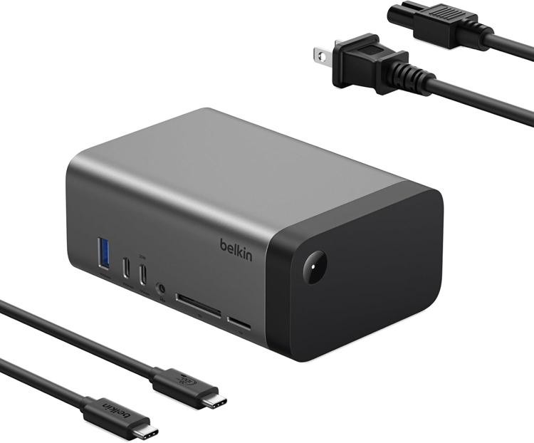 Belkin USB-C Hub, 11-in-1 Pro GaN Dock 150W, Multi-Port Docking Station w/USB-C,