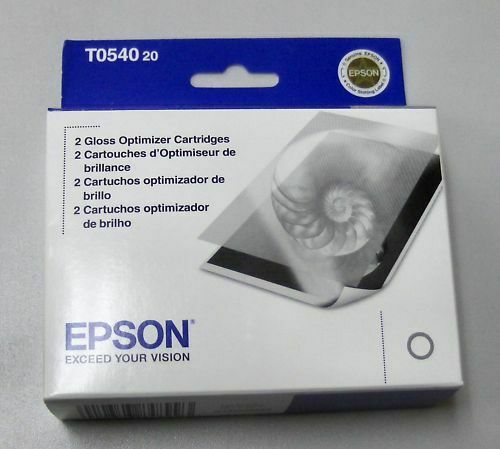 New Genuine Epson 54 T0540 Gloss Optimizer Ink Cartridge for Stylus Photo R800