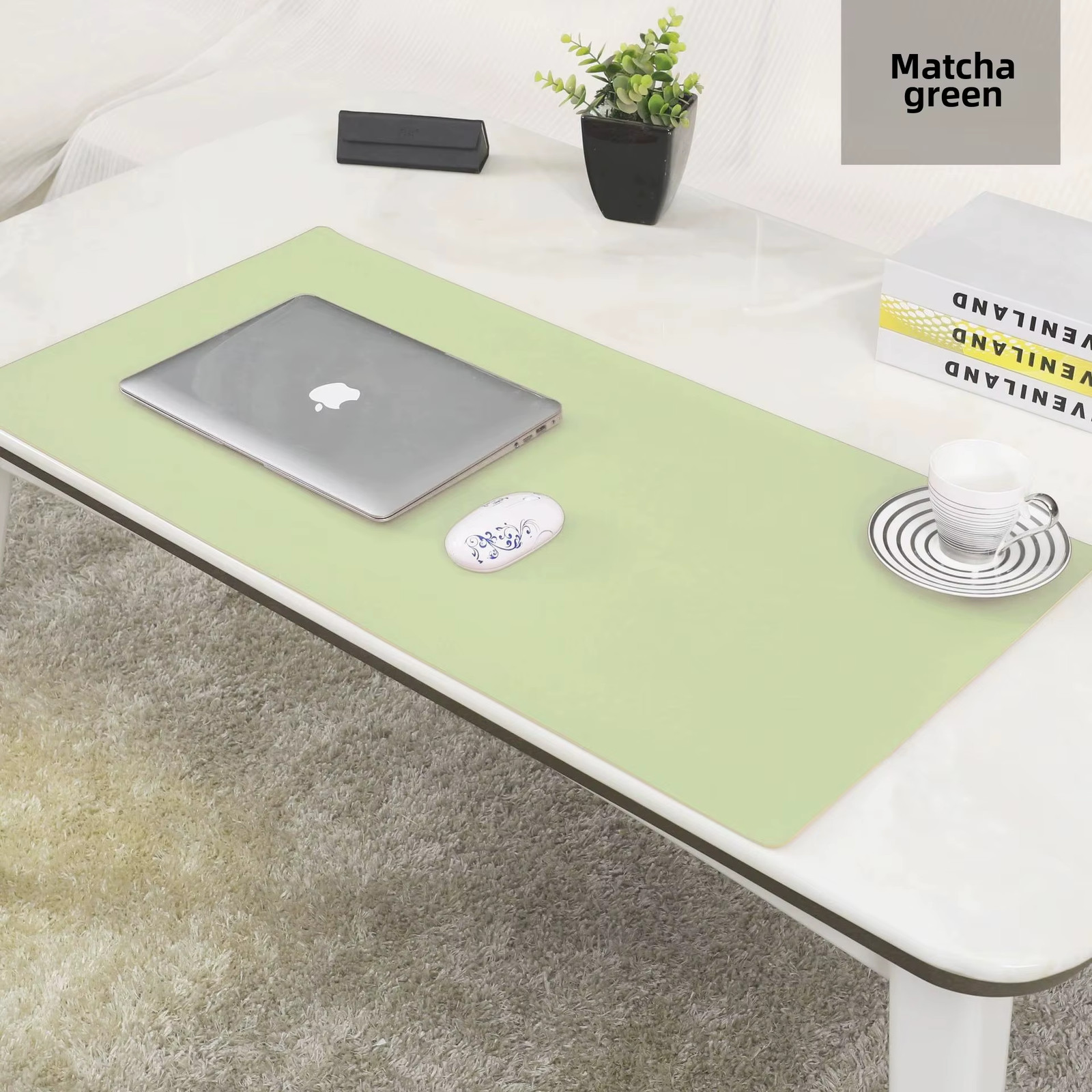 Large PU Leather Office Desk Protector Mat Waterproof Waterproof Gaming Mouse Pa