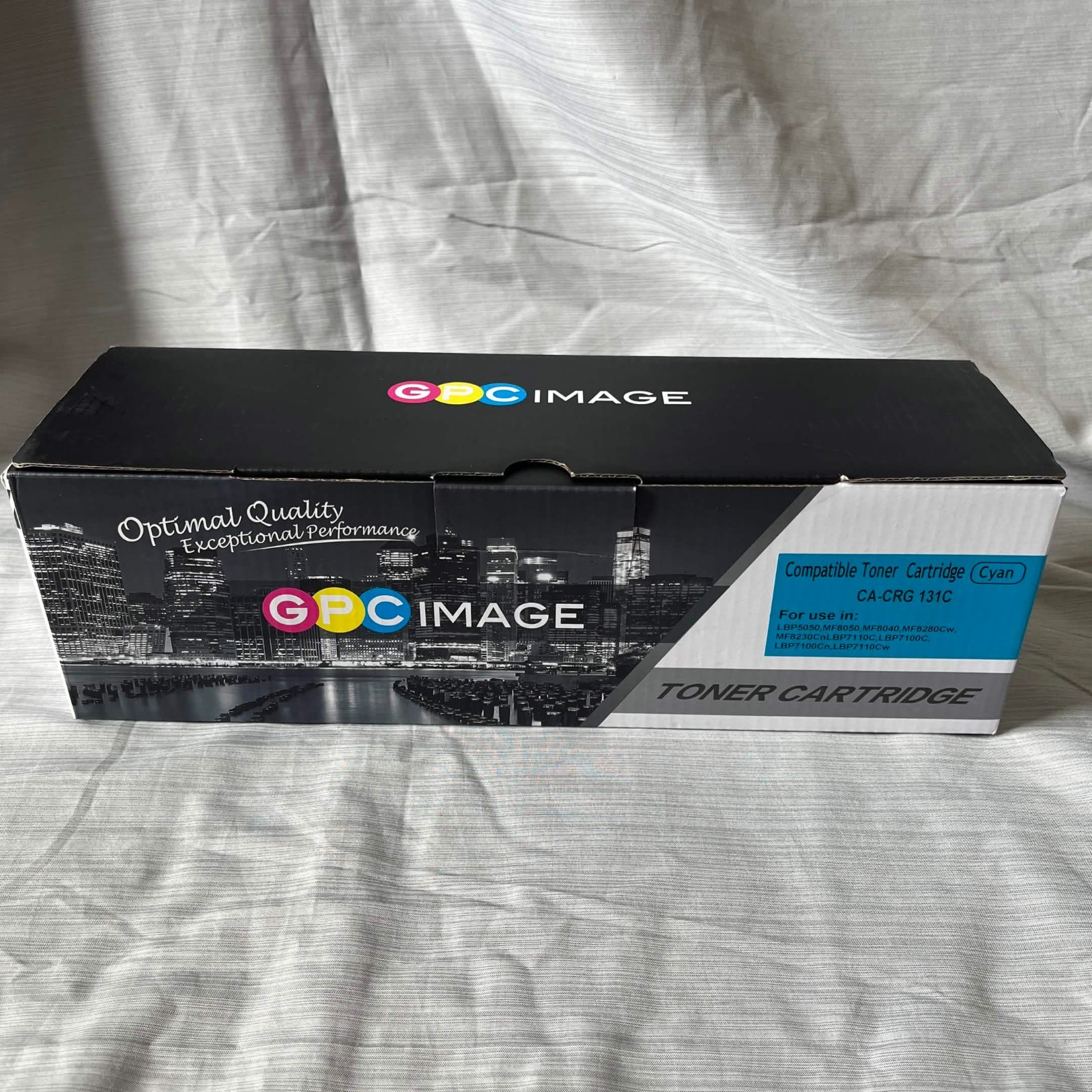GPC Image CA-CRG 131C, Cyan, Open Box, Toner Cartridge for Canon 131